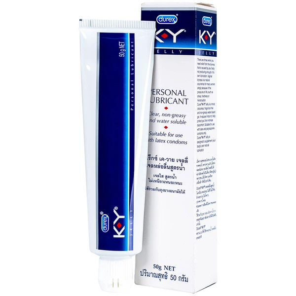 Gel bôi trơn Durex K-Y Jelly 50g không mùi hỗ trợ bôi trơn an toàn hiệu quả