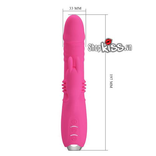 Dương vật giả Prettylove Dorothy đa năng rung thụt siêu kích thích