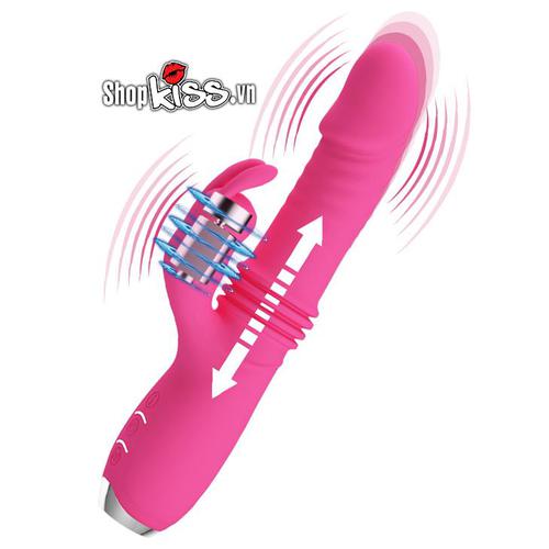 Dương vật giả đa năng PrettyLove Dorothy rung thụt kích thích điểm G