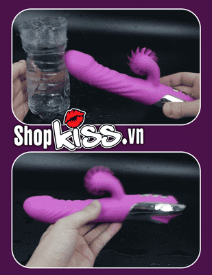 Leten Wheels Multi Function Vibrating Dildo Heating Massage