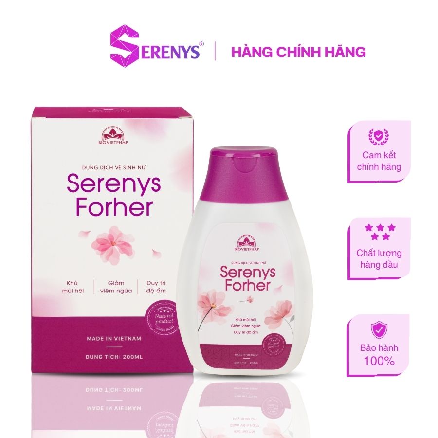  Bảng giá Dung Dịch Vệ Sinh Nữ Serenys ForHer 200ml hàng xách tay