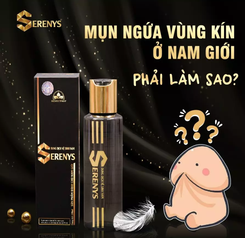 Serenys vệ sinh nam giới kháng viêm diệt khuẩn mùi hôi an toàn