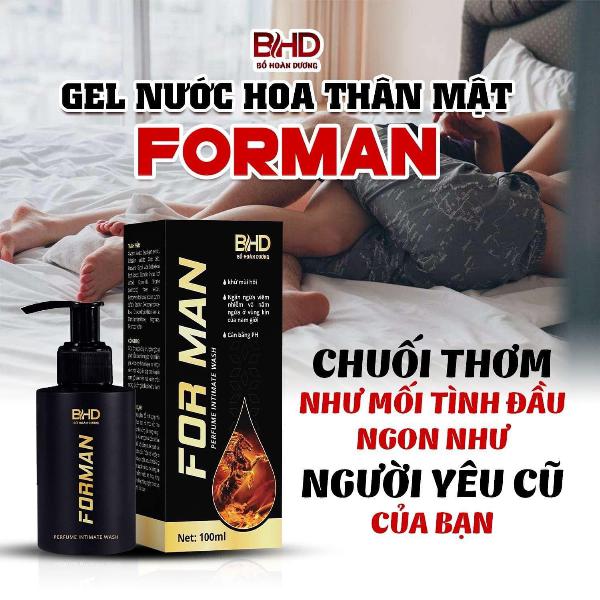 Dung Dịch Vệ Sinh Nam BDH ForMan 100ml Kháng Khuẩn Dịu Nhẹ