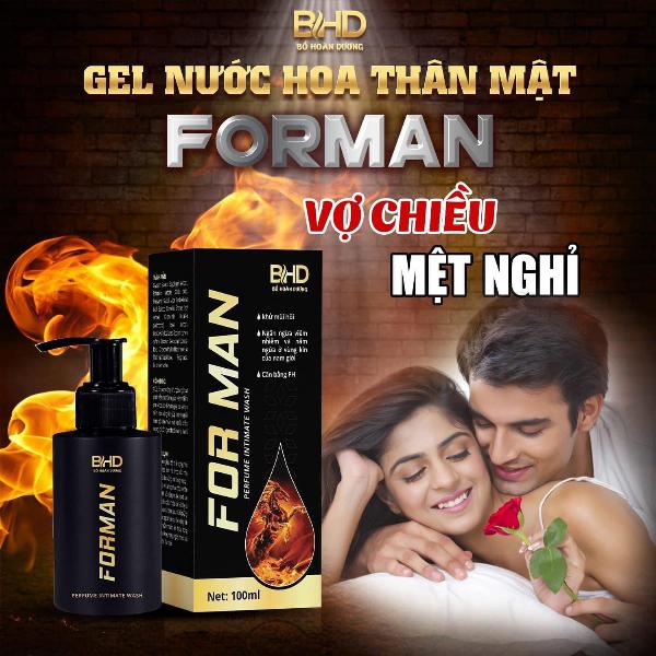 Dung Dịch Vệ Sinh Nam BDH ForMan 100ml Kháng Khuẩn Dịu Nhẹ