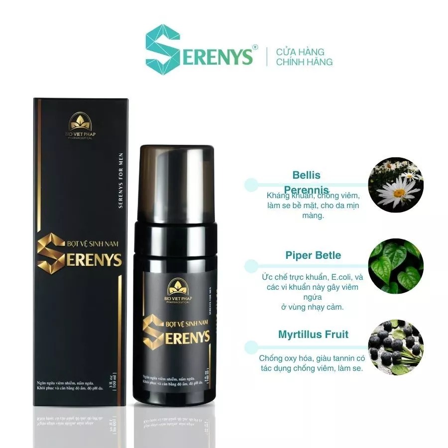  Đánh giá Bọt Vệ Sinh Nam Serenys 100ml loại tốt