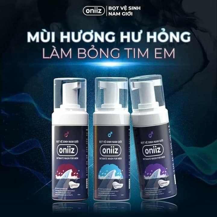 Bọt vệ sinh nam Oniiz tạo bọt dịu nhẹ chăm sóc sạch sâu 