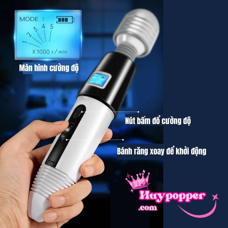 Chày rung galaku mạnh mẽ đa chế độ rung pin sạc tiện lợi