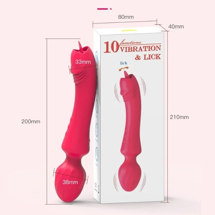 Akasi Dual-Ended Vibrator Tongue & Shaft Intense Pleasure