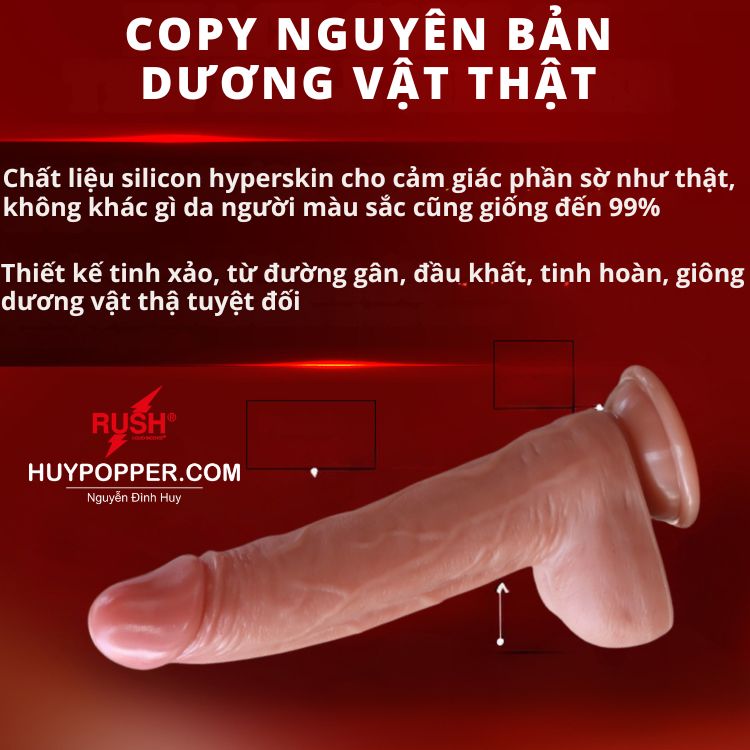 Dương Vật Giả Rung Thụt Điều Khiển App 360 Độ Hút Mạnh Mẽ
