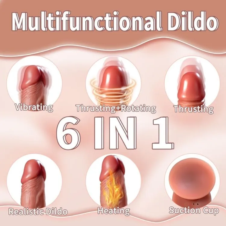 Dương vật giả silicon mềm mại rung thụt nhiều chế độ điều khiển từ xa