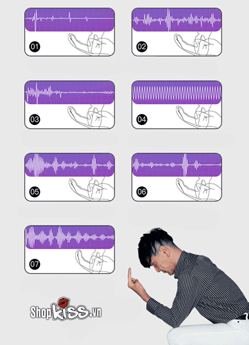 Ngón tay rung móc cua Leten Taka Kato kích thích mạnh mẽ