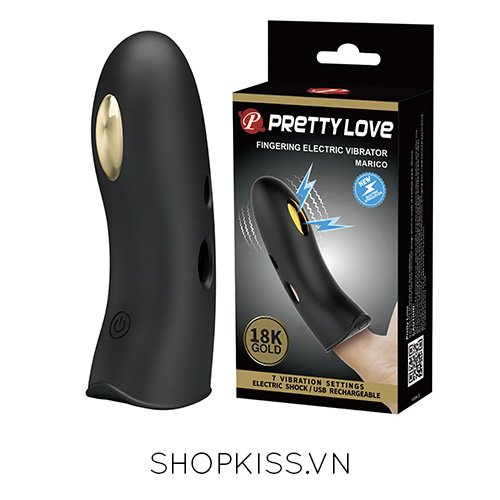 Bao ngón tay rung Prettylove Marico kích thích điểm G mát xa tăng khoái cảm