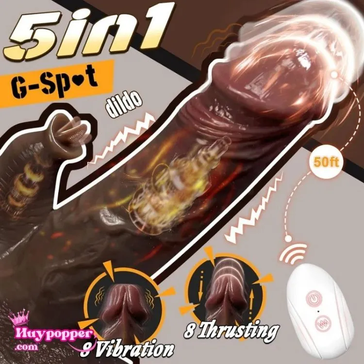 Dương vật giả Selina cao cấp rung thụt silicon mềm mại siêu thực