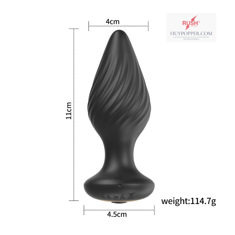 Plug Rung Hậu Môn App Điều Khiển Tăng Khoái Cảm An Toàn