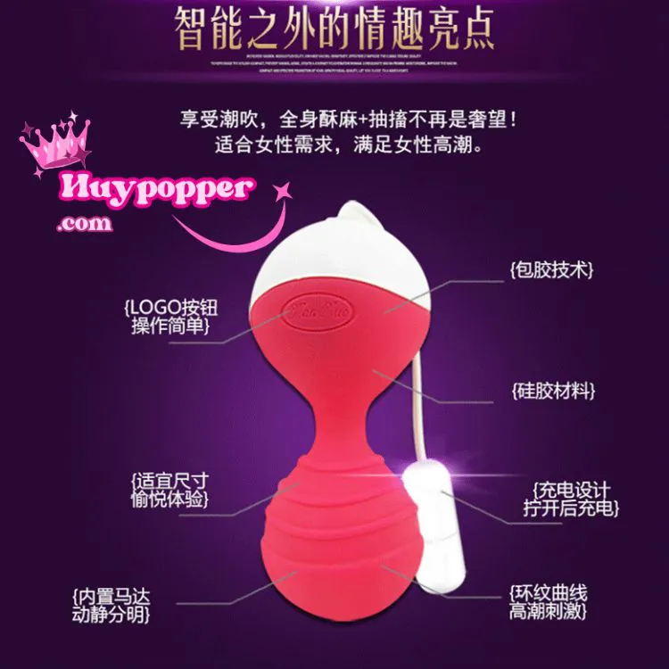 Kagel Rechargeable 10-Speed Silicone Egg Vibrator