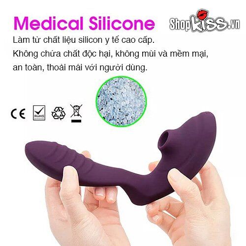 Máy rung bú mút âm vật điểm G Mary kích thích cực phê