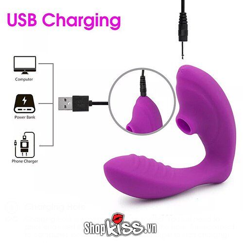 Máy rung bú mút âm vật điểm G Mary kích thích cực phê