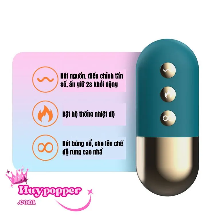 Trứng rung Isabella điều khiển từ xa kích thích tình cảm