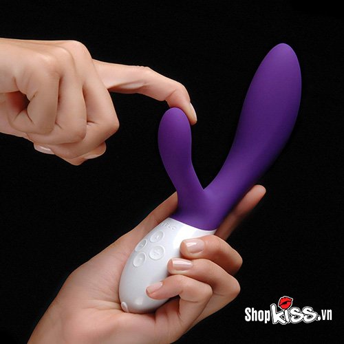 Dụng cụ massage điểm G âm vật Lelo Ina 2 silicon ABS cao cấp tím