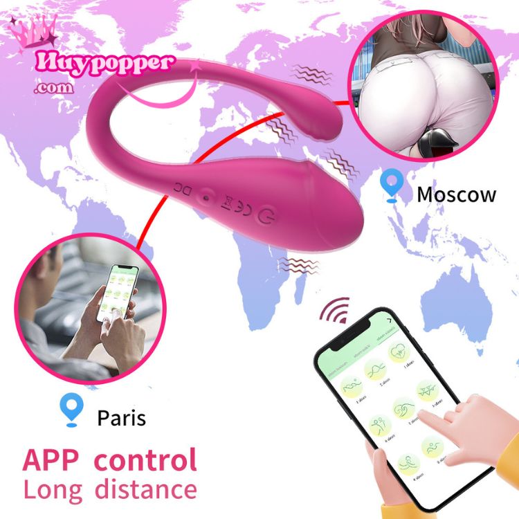 Trứng Rung Nòng Nọc App Điều Khiển Từ Xa Đồ Chơi Người Lớn