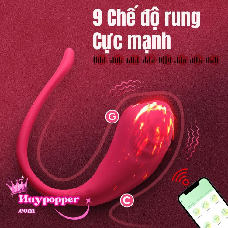 Trứng Rung Billy App Điều Khiển Từ Xa Siêu Phê An Toàn