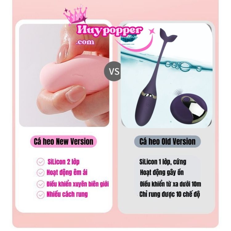 Trứng Rung Cá Heo Điều Khiển Qua App Tăng Khoái Cảm Mạnh Mẽ