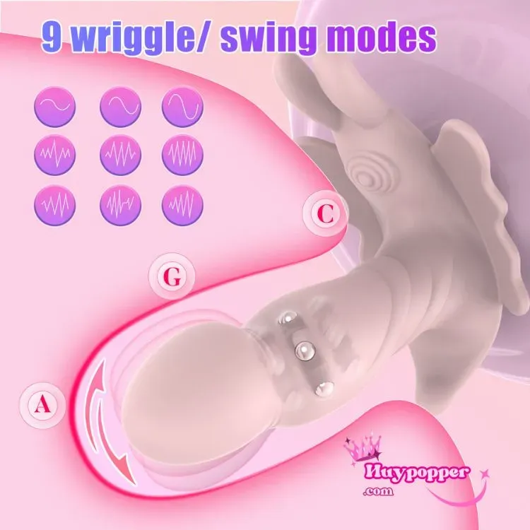 Máy rung bướm điều khiển từ xa đa chế độ sạc nhanh tiện lợi