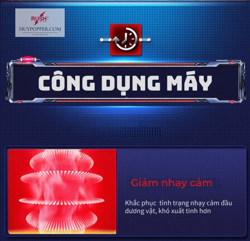 Máy Rung Thủ Dâm Đầu Dương Vật Điều Khiển App Giá Tốt