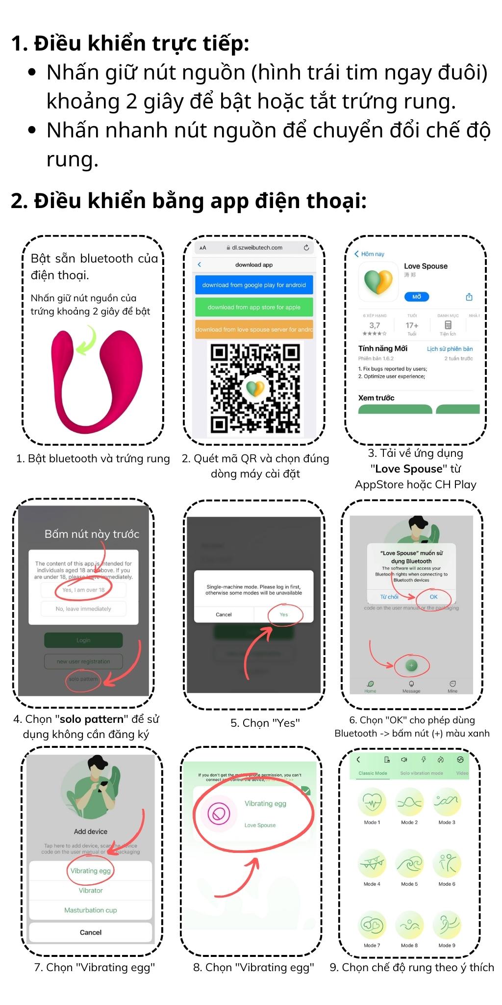 Máy Rung Thủ Dâm Đầu Dương Vật App Điều Khiển Siêu Hấp Dẫn