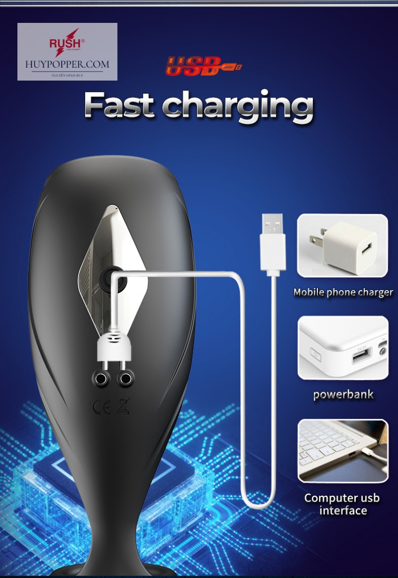 Máy Rung Thủ Dâm Đầu Dương Vật Điều Khiển App Giá Tốt