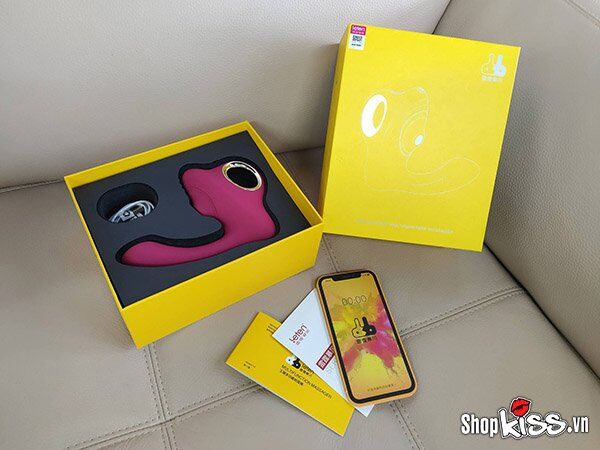 Máy mát xa điểm G bú mút âm vật Leten sưởi ấm rung đa chế độ