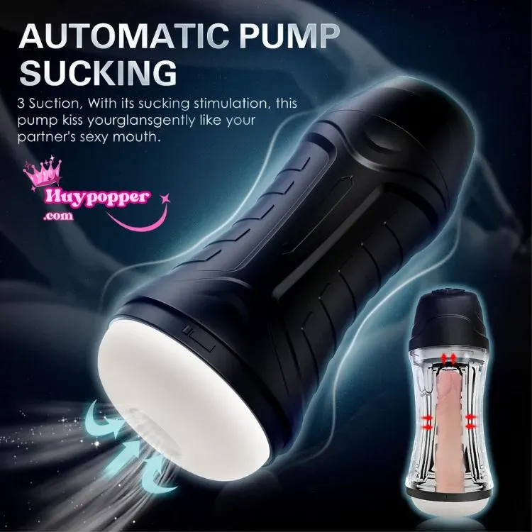 Cốc thủ dâm Lussi Silicon cao cấp đa năng mềm mịn sạc pin