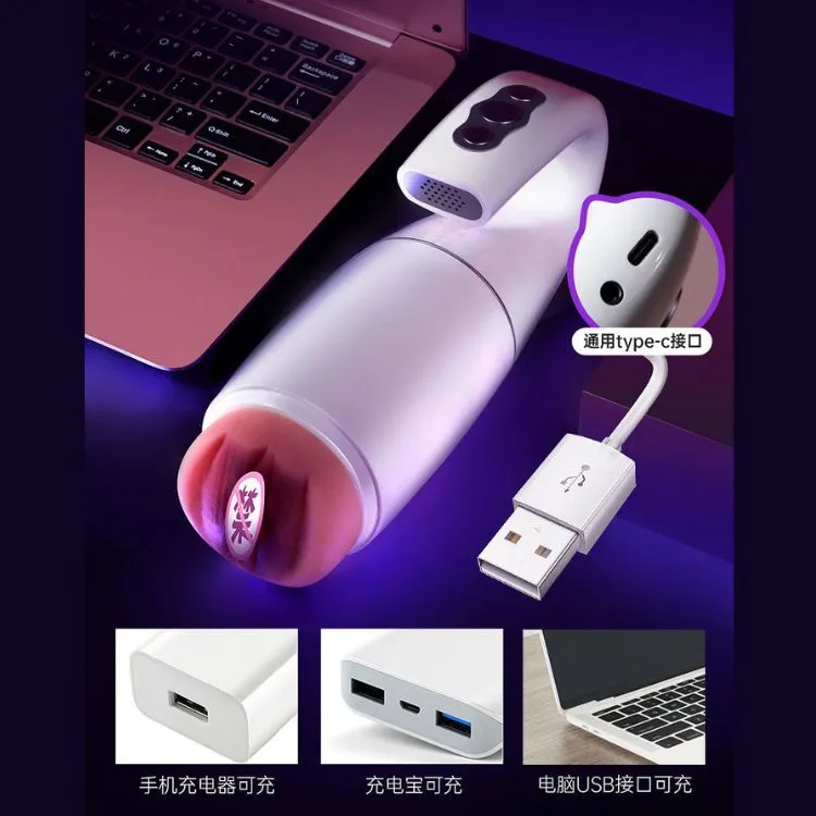 Máy thủ dâm Flamigo tự mút siêu mạnh rung sạc pin làm nóng