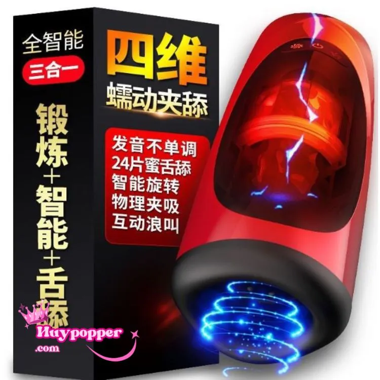 Máy thủ dâm xoay thể thao, âm thanh rên rỉ kích thích, sướng mê