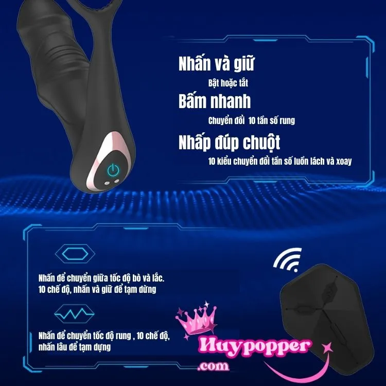 Đồ chơi Ancus kích thích tuyến tiền liệt cao cấp cho nam