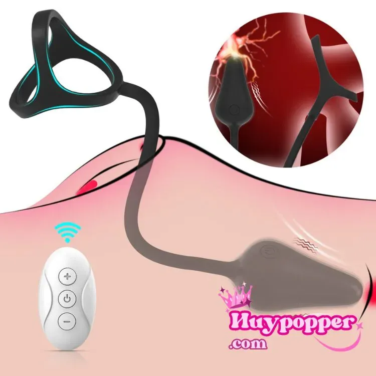 cockring plug mini điều khiển từ xa rung mạnh chống nước dễ vệ sinh