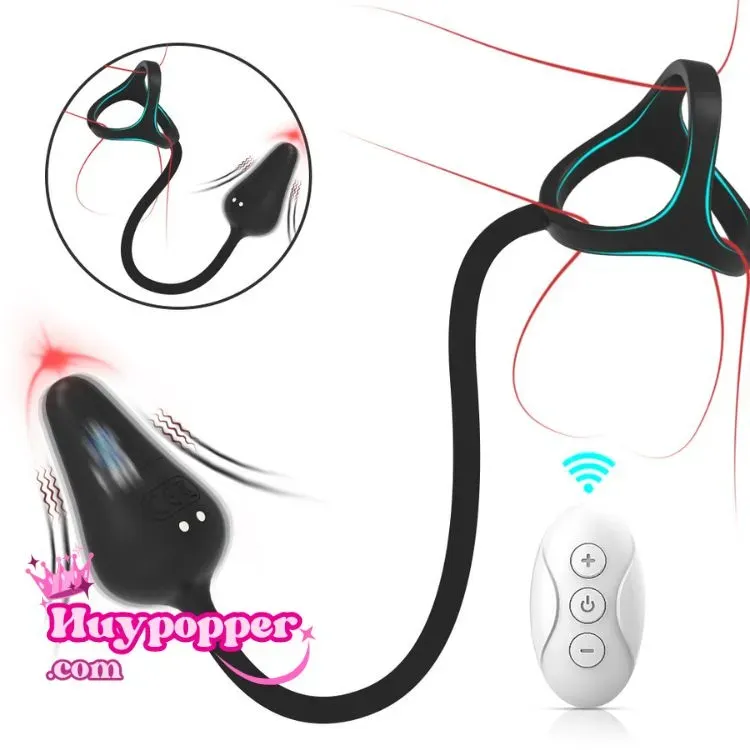 cockring plug mini điều khiển từ xa rung mạnh chống nước dễ vệ sinh