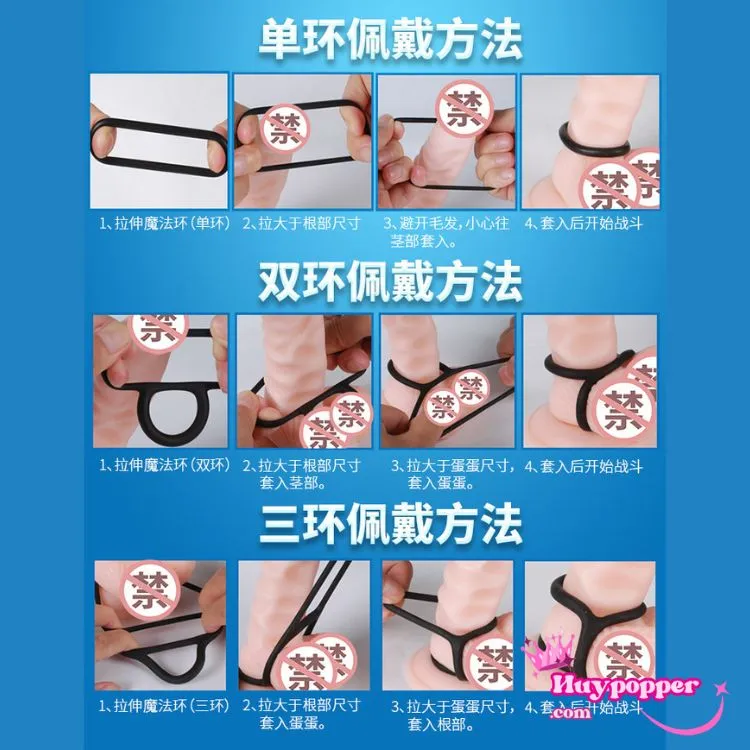 Vòng đeo dương vật Smart Ring silicon cao cấp dẻo dai thoải mái