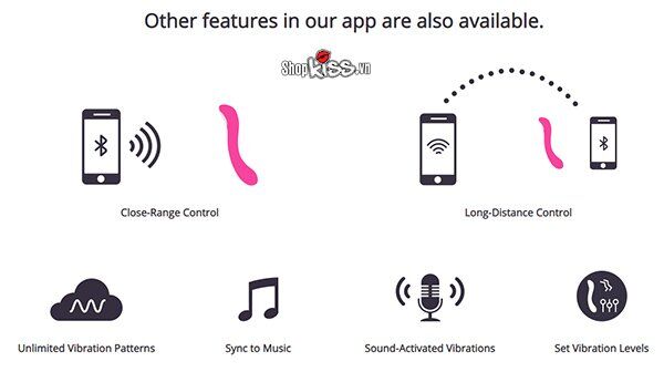 Dụng cụ kích thích điểm G Lovense Osci 2 cao cấp điều khiển app dễ dùng