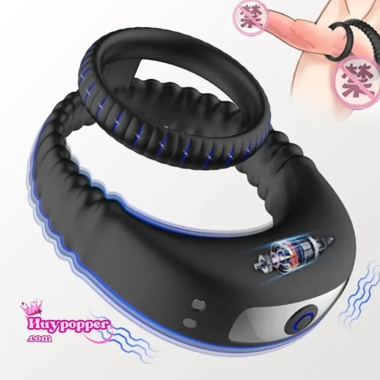 Vòng rung kép Jella đeo dương vật tăng khoái cảm tuyệt đỉnh Vòng rung kép Jella đeo dương vật tăng khoái cảm tuyệt đỉnh