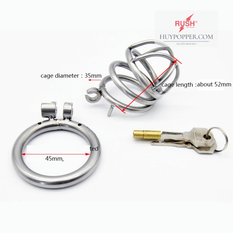 Khóa Cu Inox Lò Xo Lớn Chắc Chắn An Toàn Kích Thích Mua Ngay