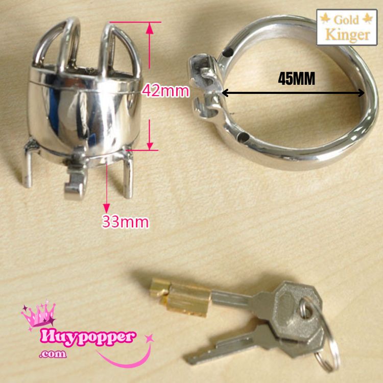 Khóa kim loại bít thân dương vật bền đẹp an toàn giá tốt