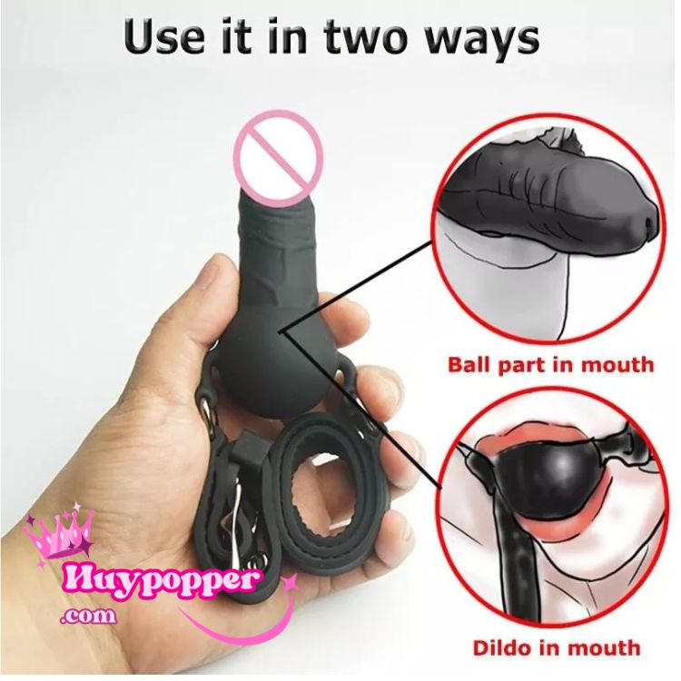 Đồ chơi BDSM bịt miệng đa năng silicon cao cấp kích thích mạnh