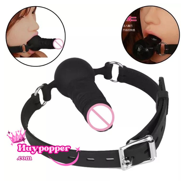 Đồ chơi BDSM bịt miệng đa năng silicon cao cấp kích thích mạnh