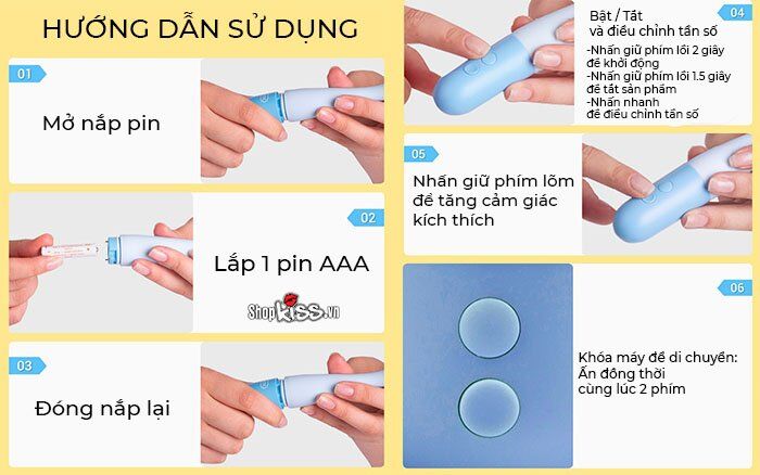 Máy rung Durex Play Slim mới nhất Mát xa kích thích mạnh