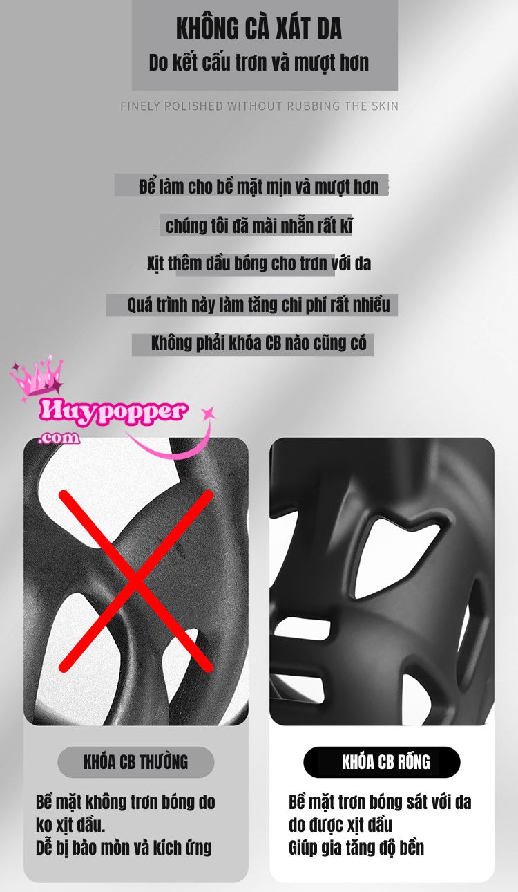 Khóa dương vật rồng cao cấp size M bền đẹp an toàn giá tốt