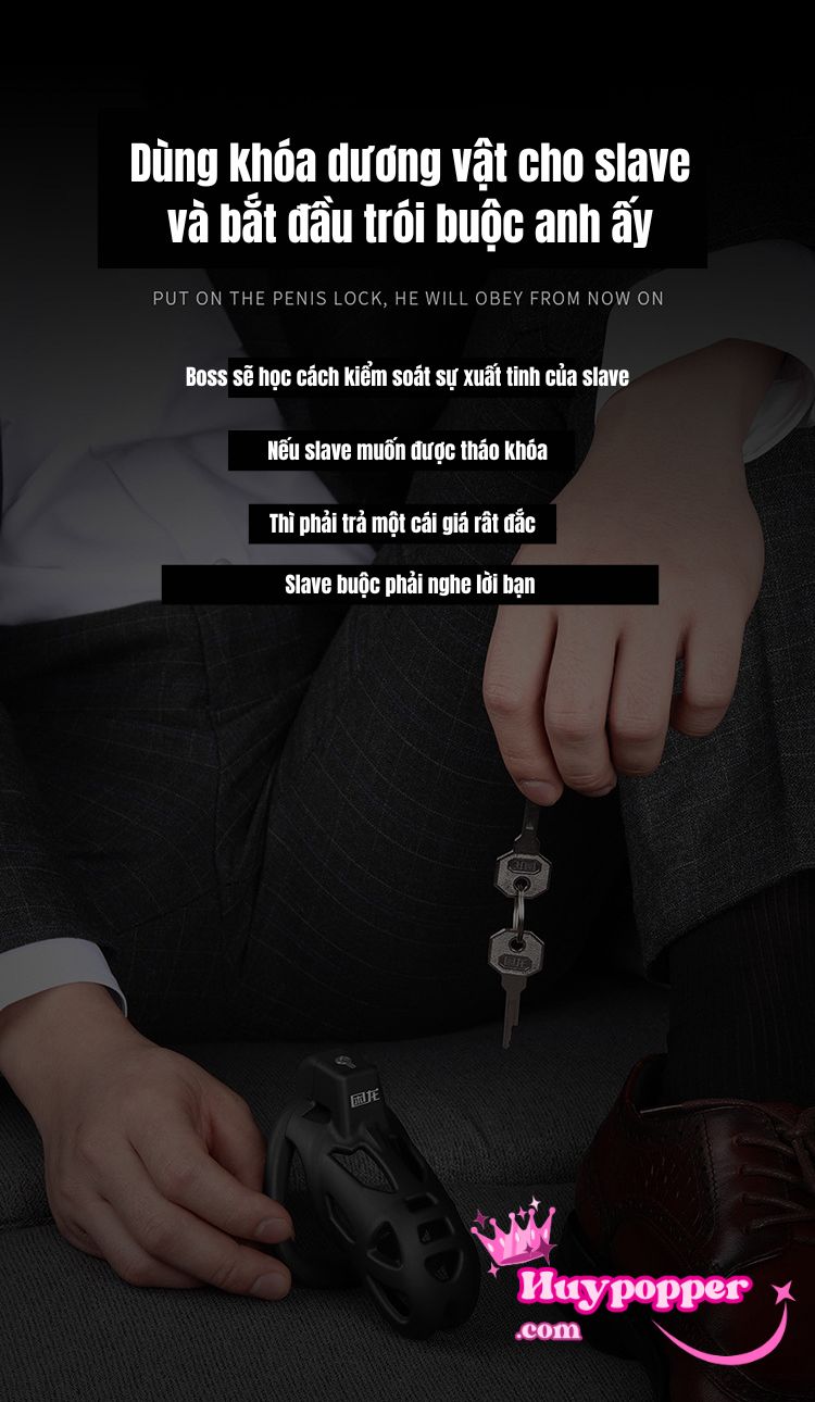 Khóa dương vật rồng cao cấp size M bền đẹp an toàn giá tốt