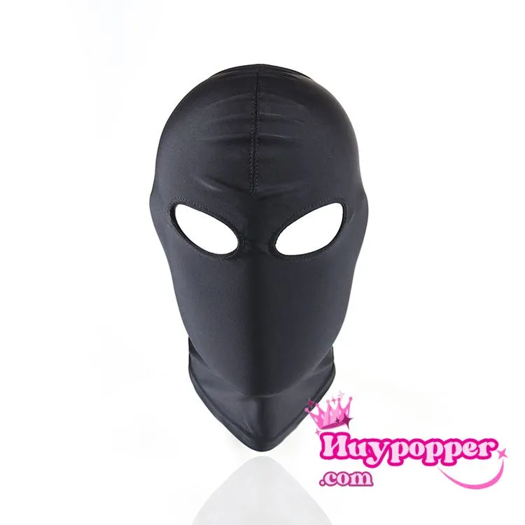 Mặt nạ BDSM hở mắt da thật cao cấp kích thích quyến rũ