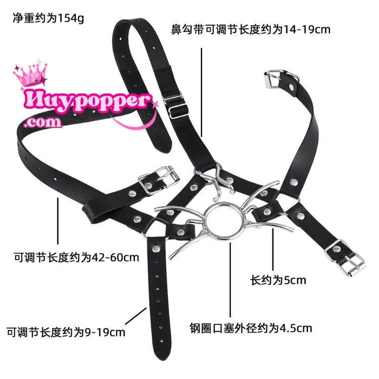 Bịt miệng móc mũi bdsm chất liệu an toàn hỗ trợ chơi đỉnh