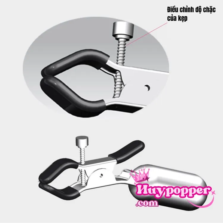 Sella Stainless Steel Clitoral Clip 10 Modes Strong Vibration